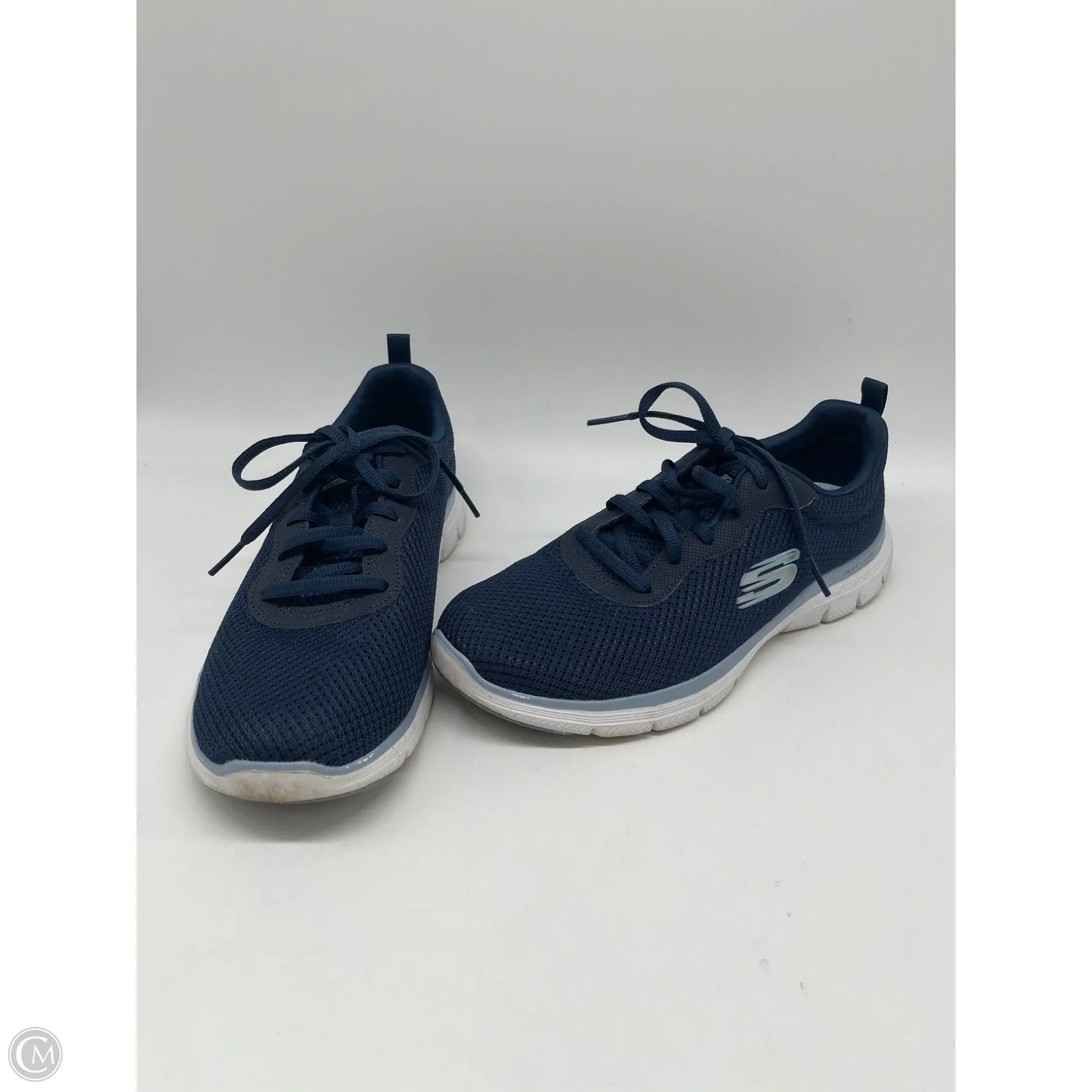 Shoes Athletic By Skechers In Blue, Size: 8