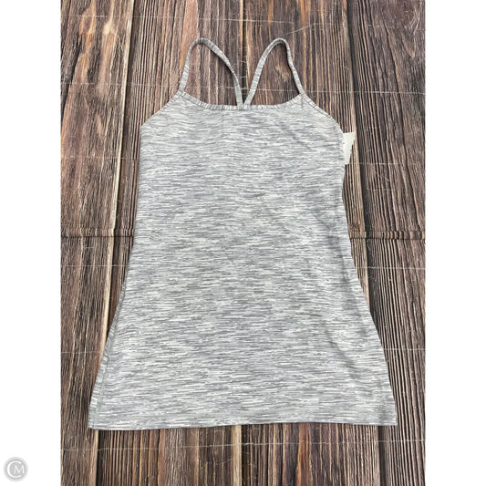 Athletic Tank Top By Lululemon In Grey, Size: 6