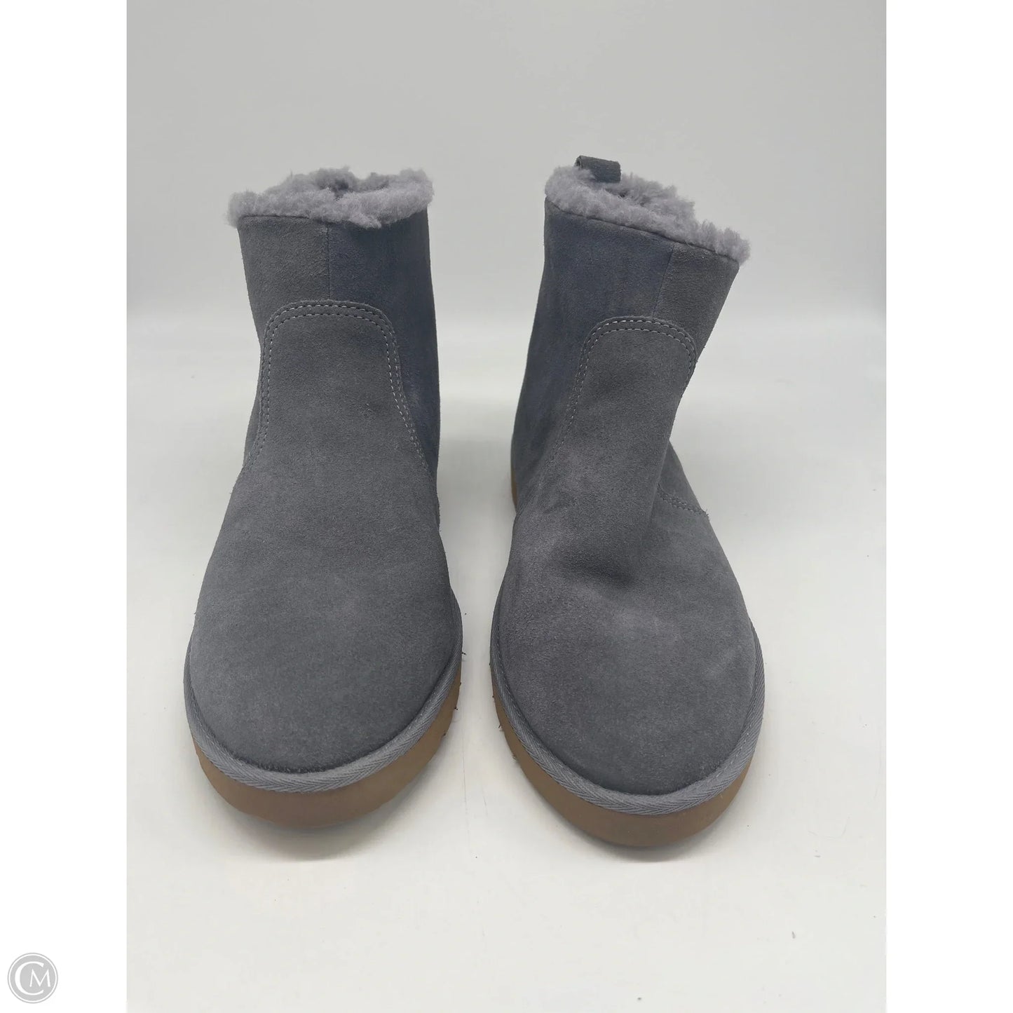 Boots Designer By Ugg In Grey, Size: 8