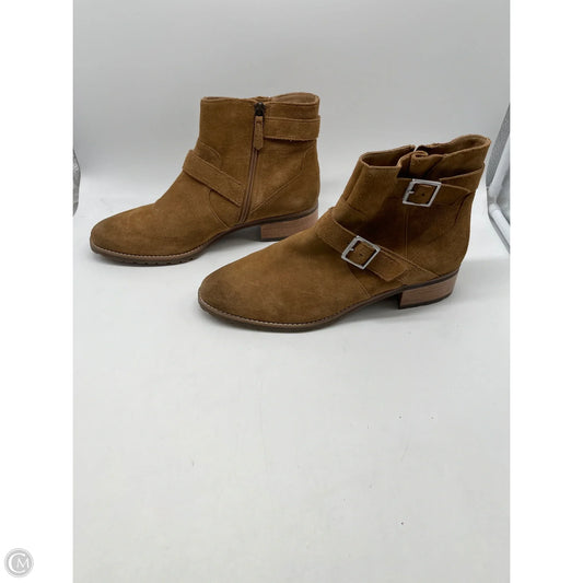 Boots Ankle Heels By Susina In Brown, Size: 12