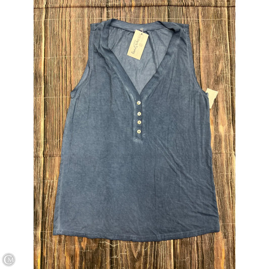 Tank Top By Pol In Blue, Size: M