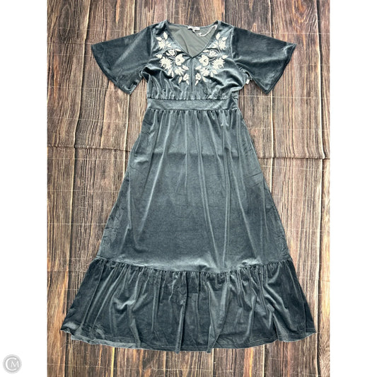 Dress Casual Maxi By Polagram In Blue, Size: L