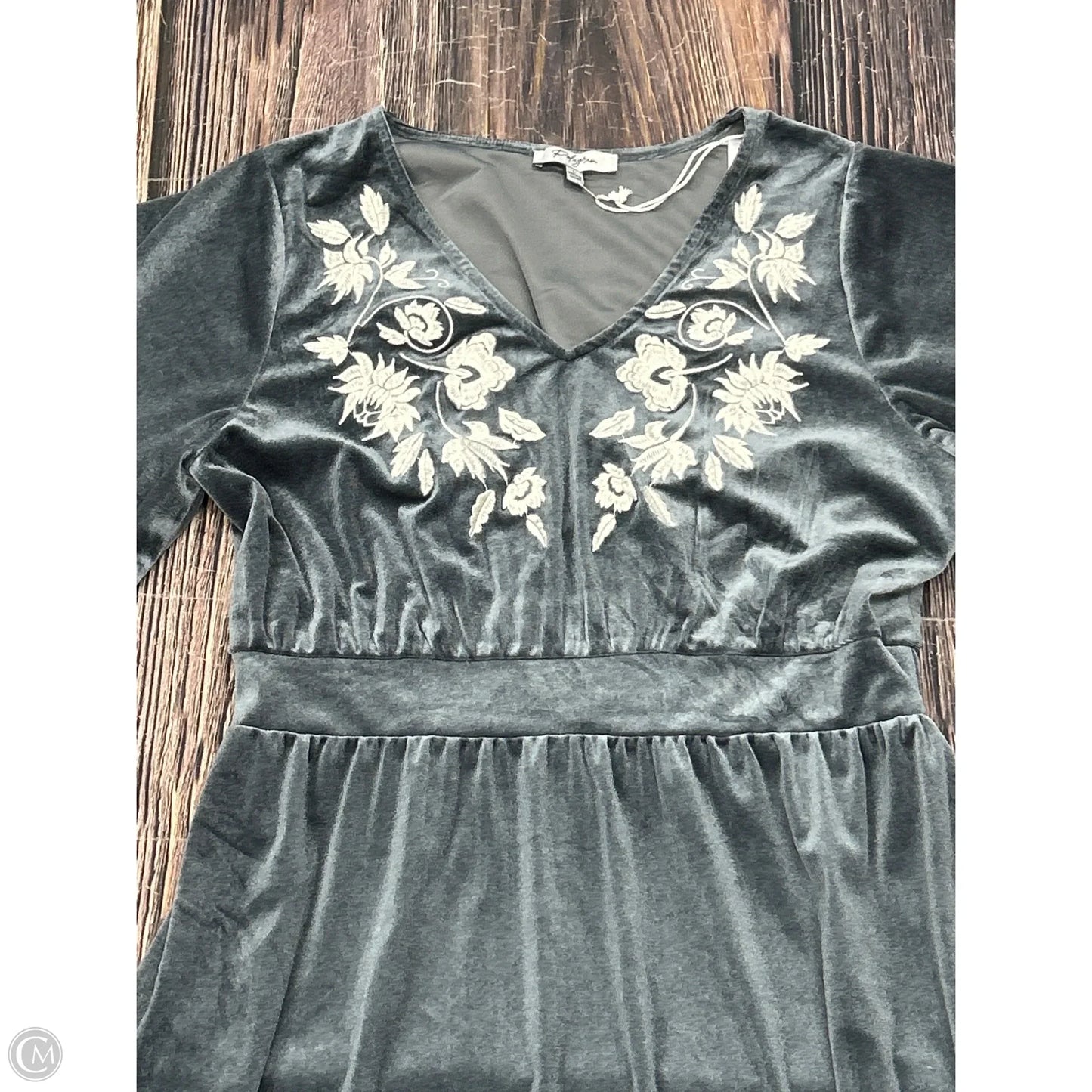 Dress Casual Maxi By Polagram In Blue, Size: L