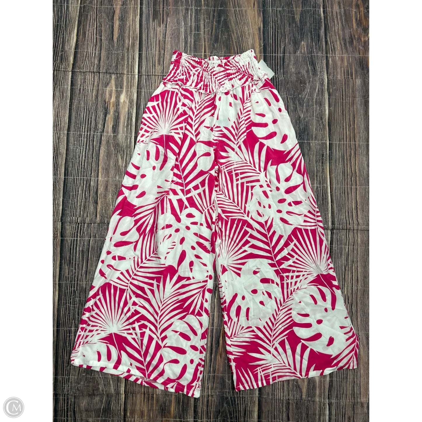 Pants Wide Leg By Caribbean Joe In Pink, Size: S