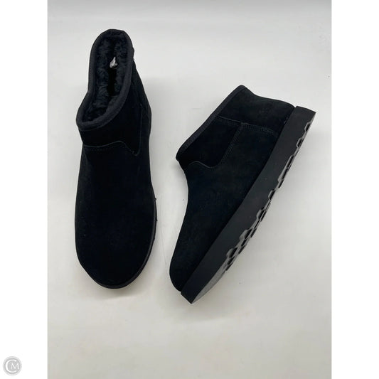Boots Ankle Flats By Time And Tru In Black, Size: 10