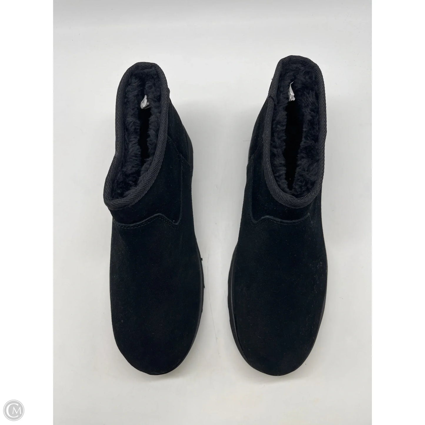 Boots Ankle Flats By Time And Tru In Black, Size: 10