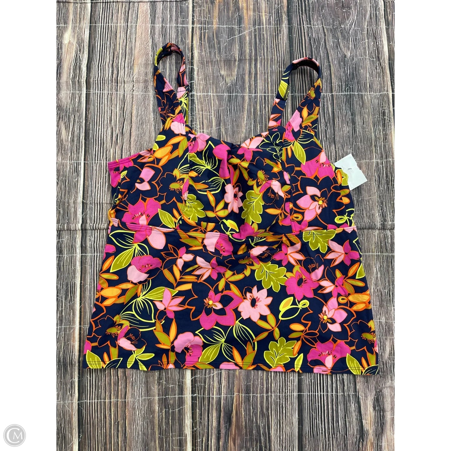 Swimsuit Top By Lands End In Navy, Size: 20