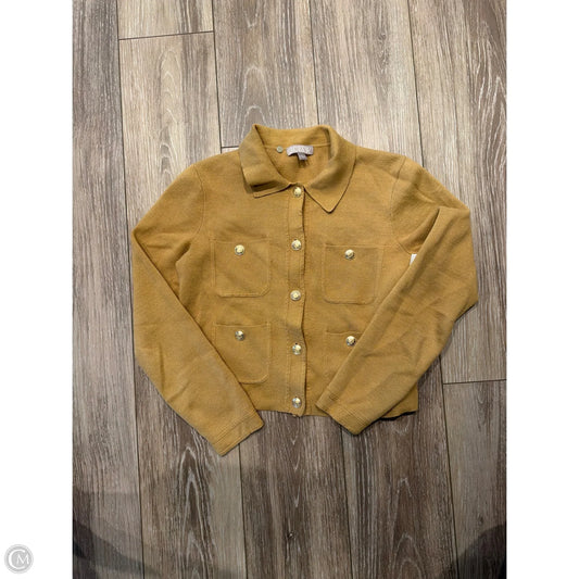 Sweater Cardigan By J. Crew In Yellow, Size: S