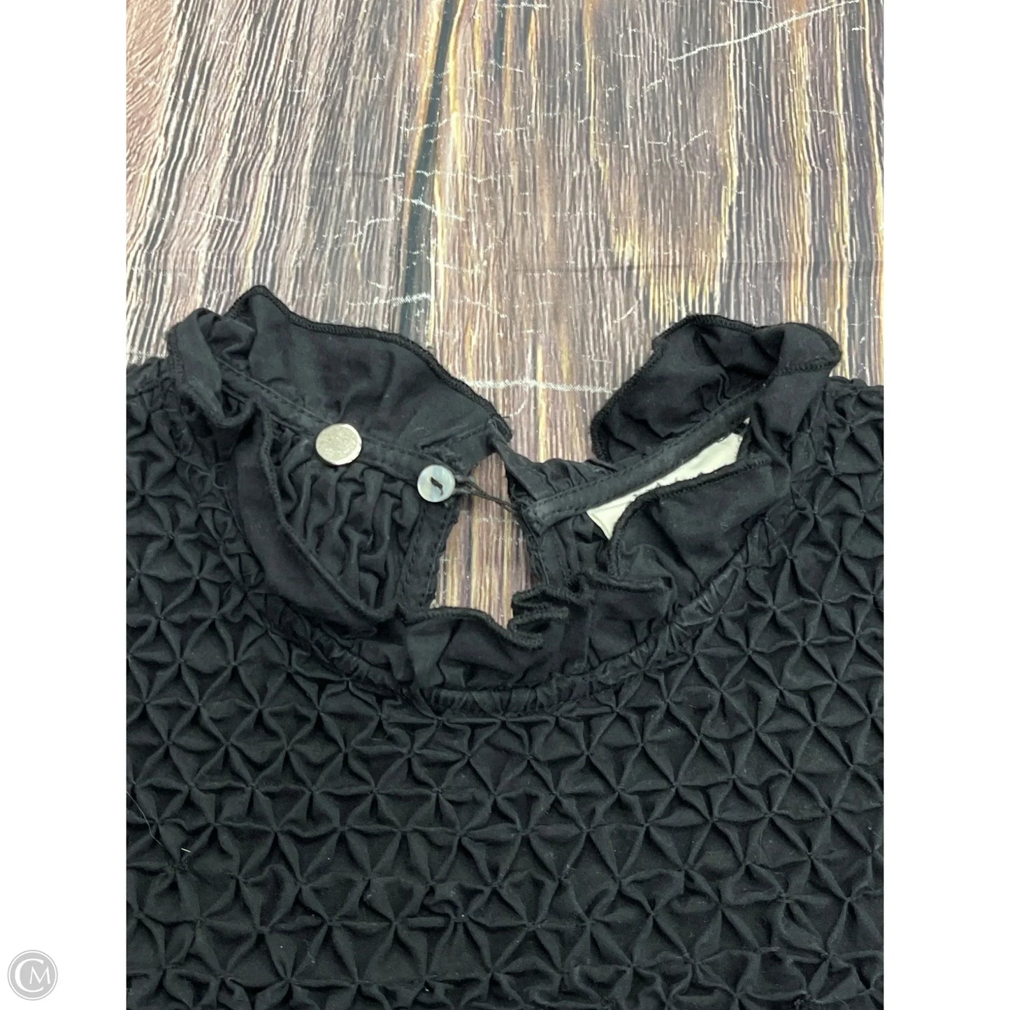 Top Long Sleeve By Maeve In Black, Size: 10