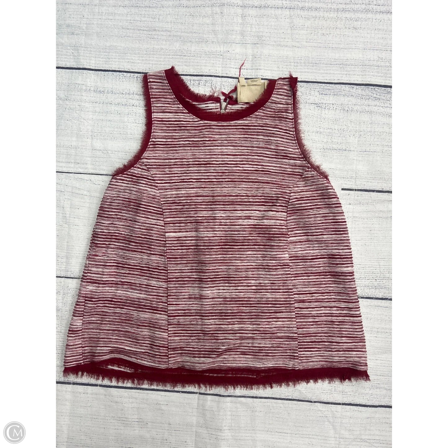 Tank Top By Anthropologie In Red, Size: M