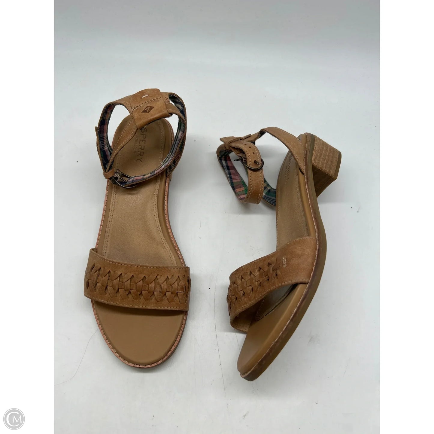 Sandals Heels Block By Sperry In Tan, Size: 9