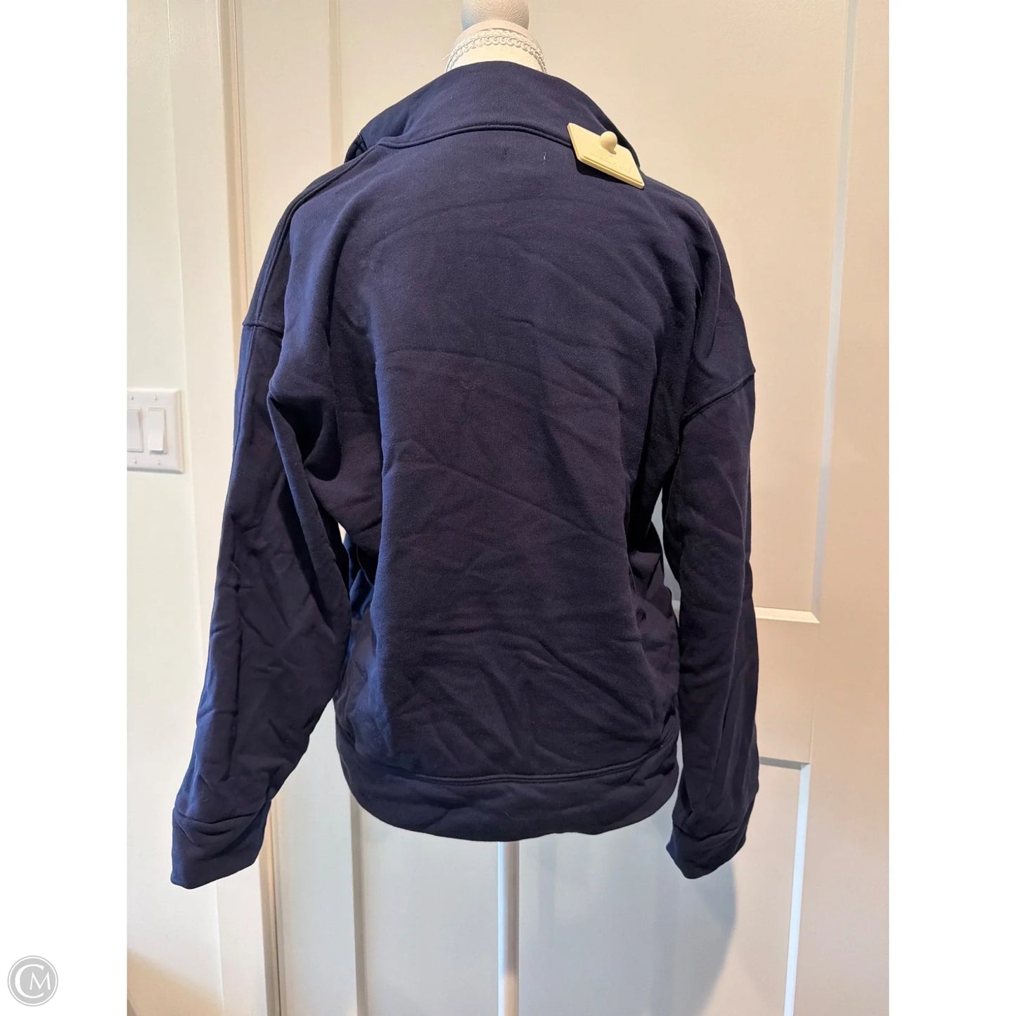 Sweatshirt Collar By A New Day In Blue, Size: M