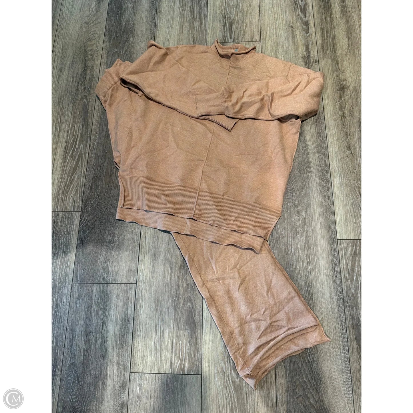Pants Set 2pc By Clothes Mentor In Tan, Size: S