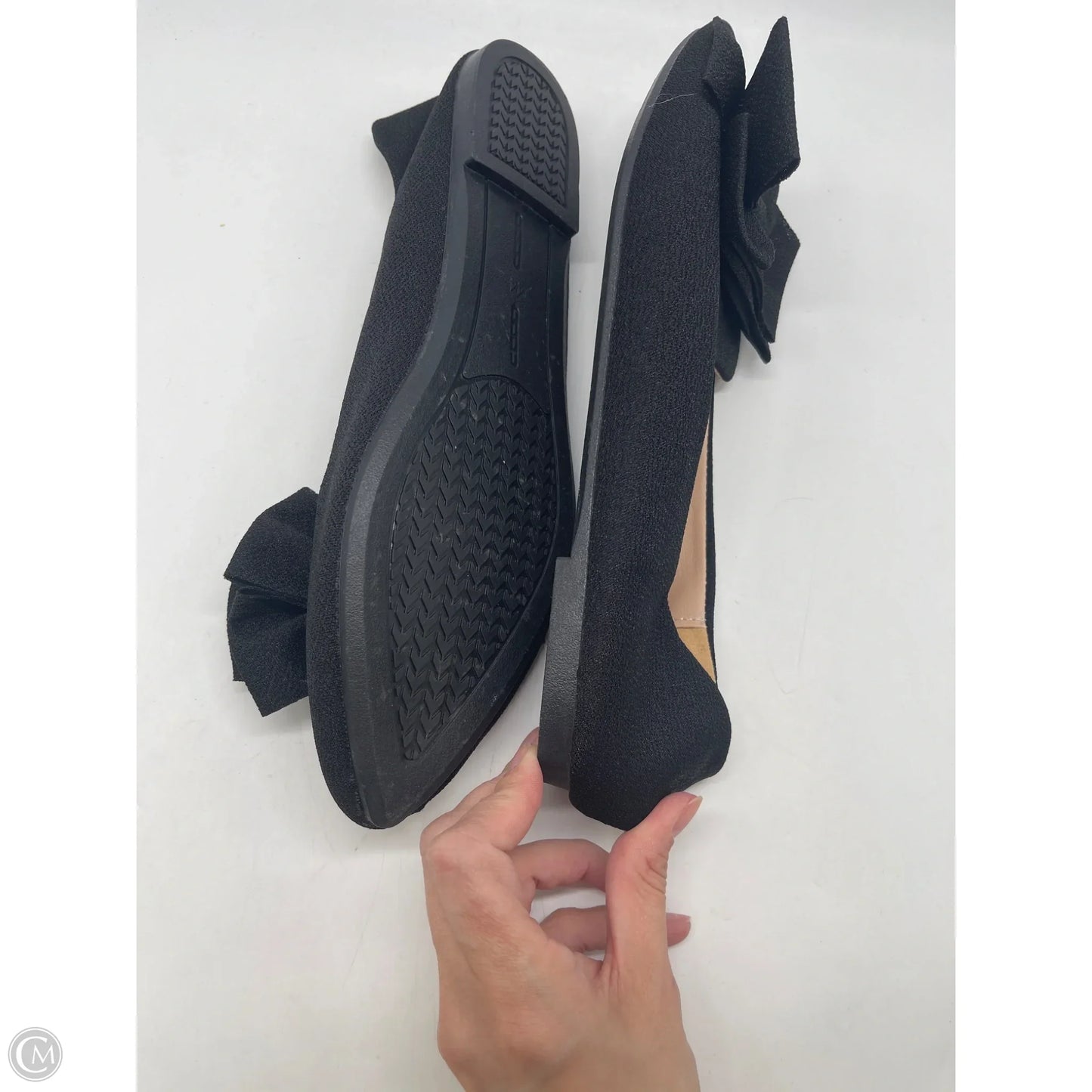 Shoes Flats By Clothes Mentor In Black, Size: 11