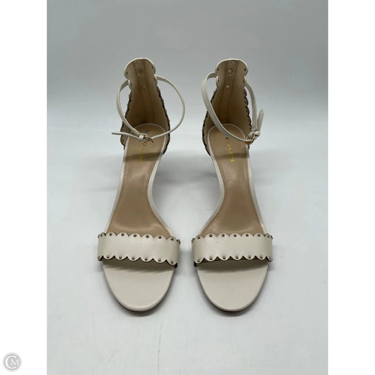 Shoes Designer By Coach In Cream, Size: 7.5