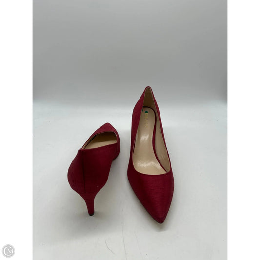 Shoes Heels Kitten By Nine West In Red, Size: 8