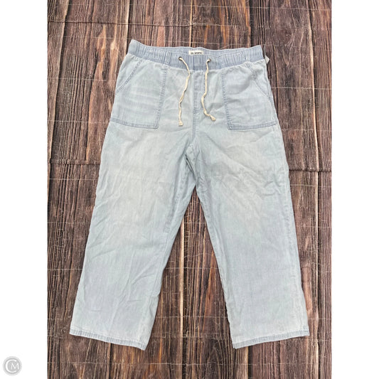 Jeans Cropped By Maurices In Blue Denim, Size: 12