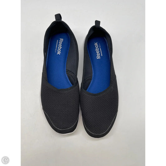 Shoes Flats By Reebok In Black, Size: 8