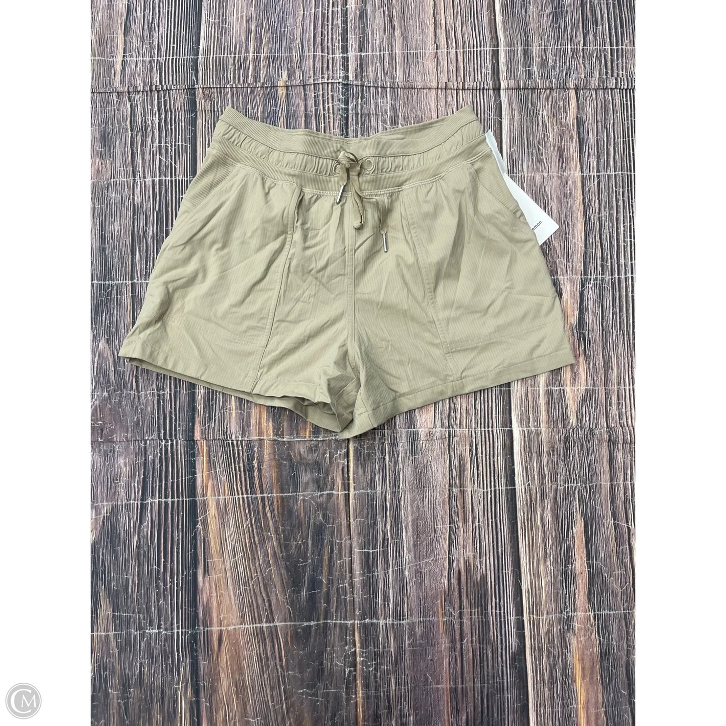 Athletic Shorts By Lululemon In Tan, Size: 6