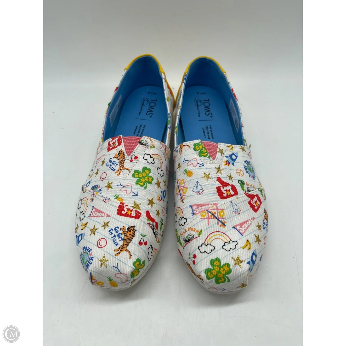Shoes Flats By Toms In White, Size: 7.5