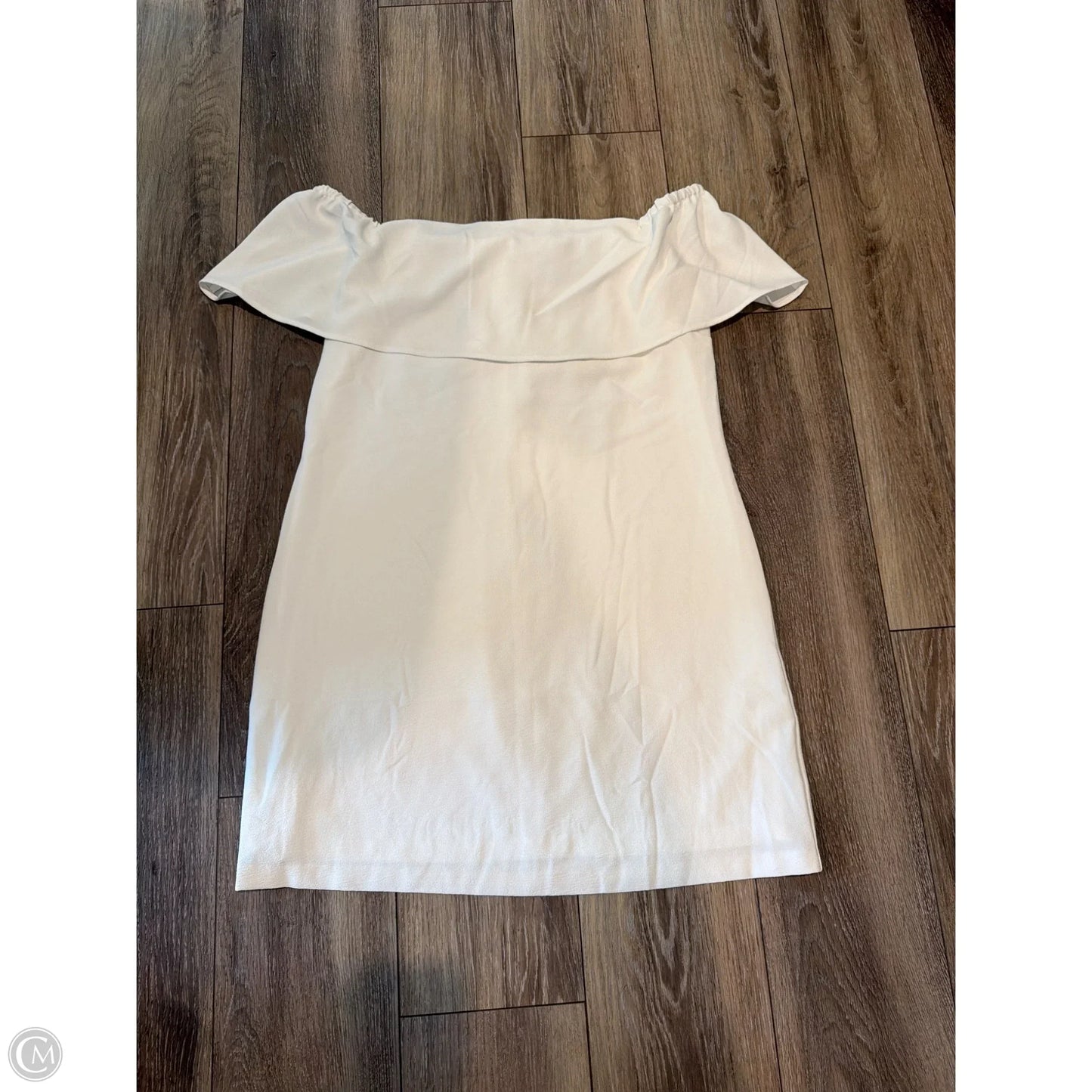 Dress Casual Midi By Clothes Mentor In White, Size: L