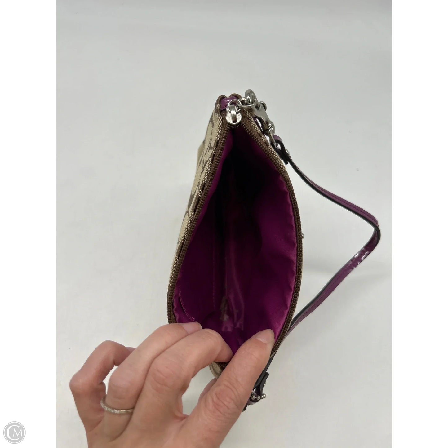 Wristlet Designer By Coach, Size: Small
