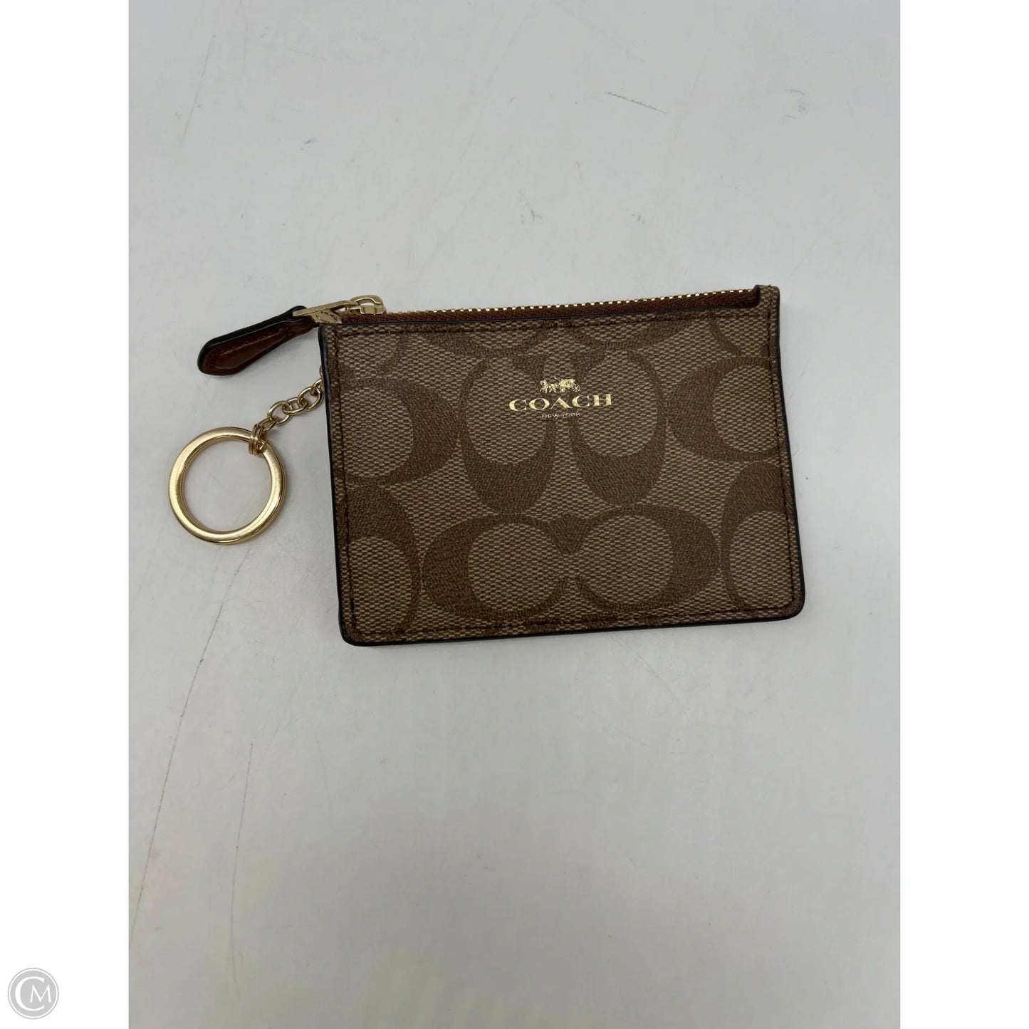 Coin Purse Designer By Coach, Size: Small