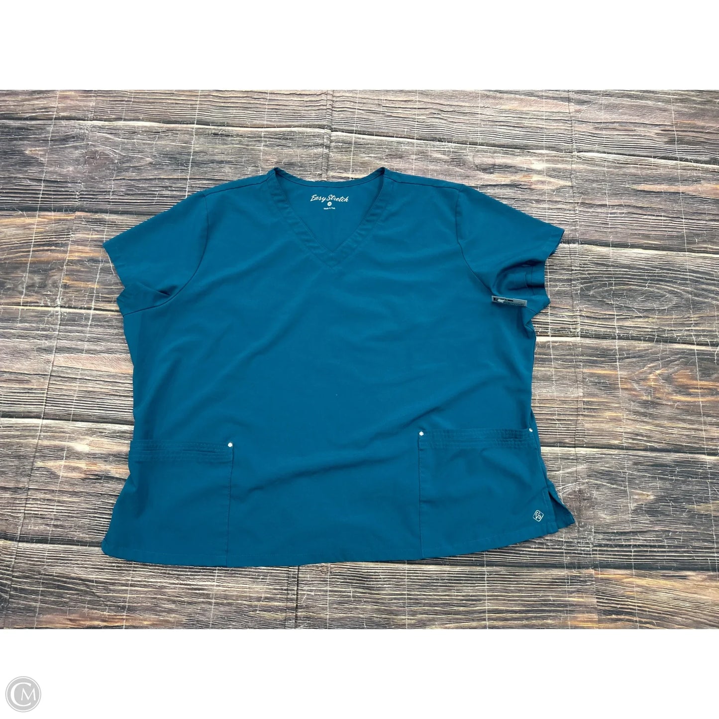 Top Short Sleeve By Clothes Mentor In Teal, Size: 3x