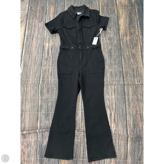 Jumpsuit By Good American In Black Denim, Size: Xl