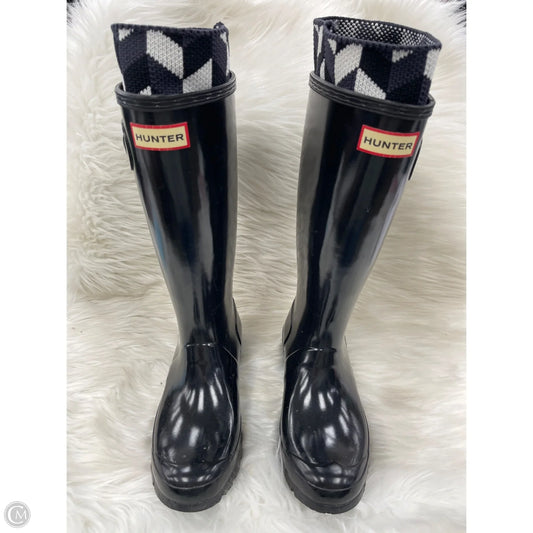 Boots Rain By Hunter In Black, Size: 6