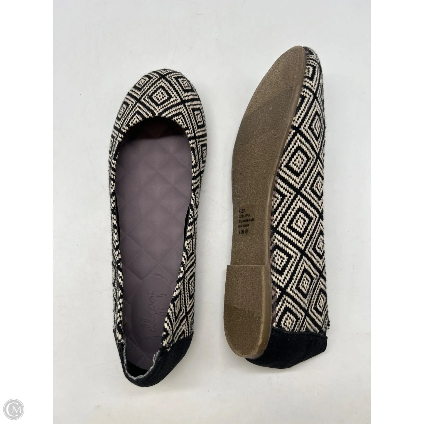 Shoes Flats By Jelly Pop In Black, Size: 8.5