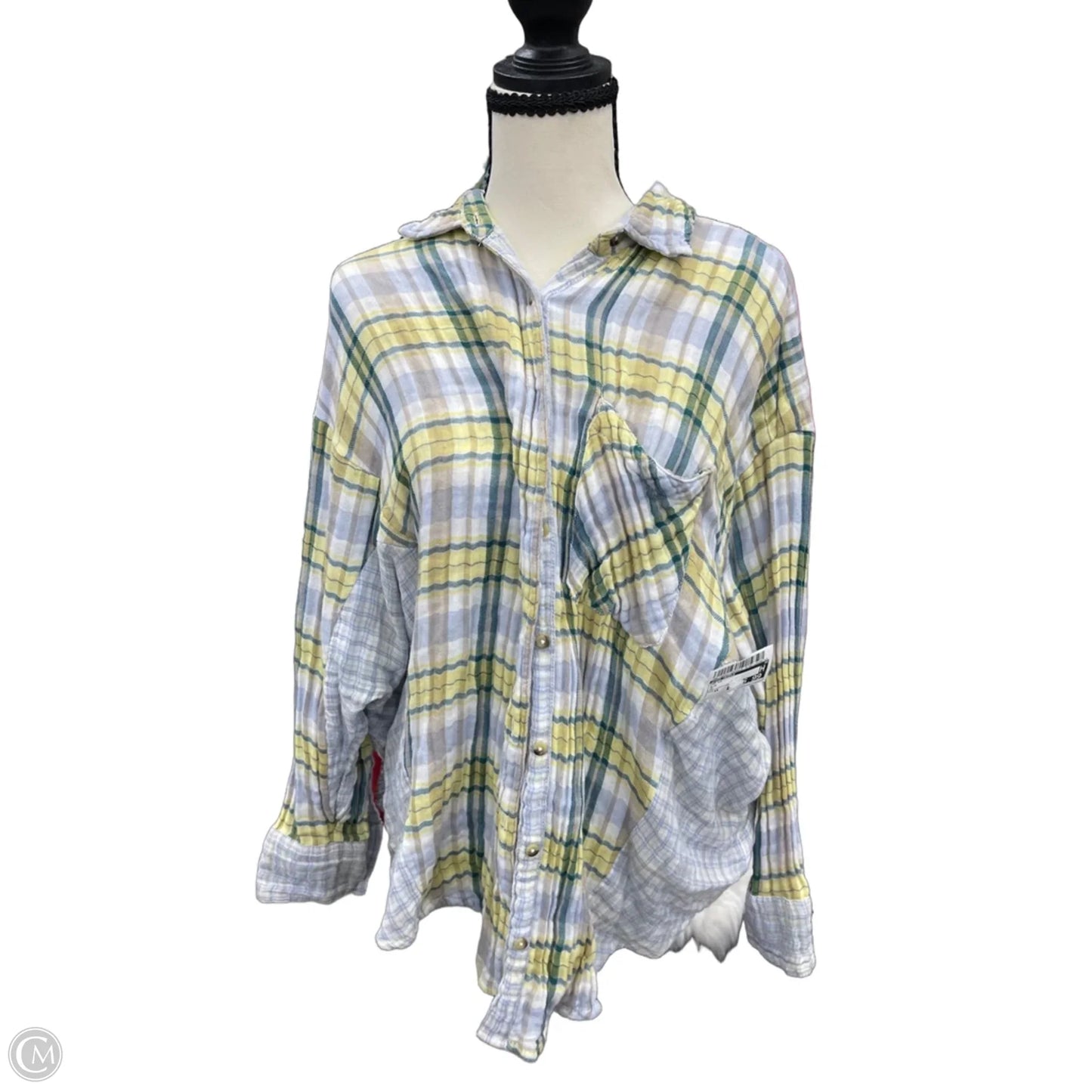 Top Long Sleeve By Free People In Blue, Size: Xs