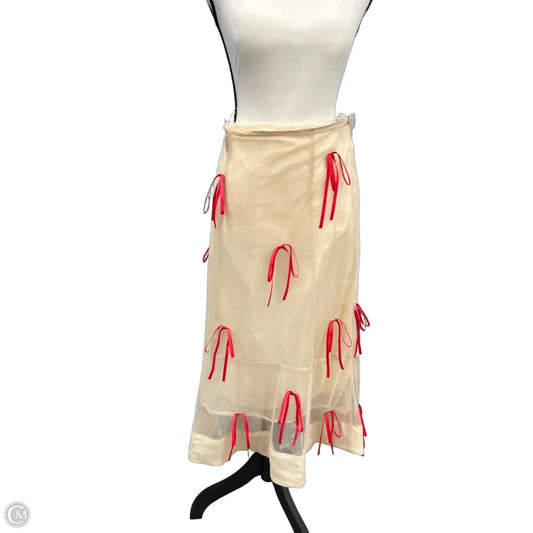 Skirt Maxi By Maeve In Tan, Size: 10