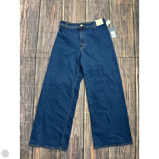 Jeans Wide Leg By Universal Thread In Blue Denim, Size: 8