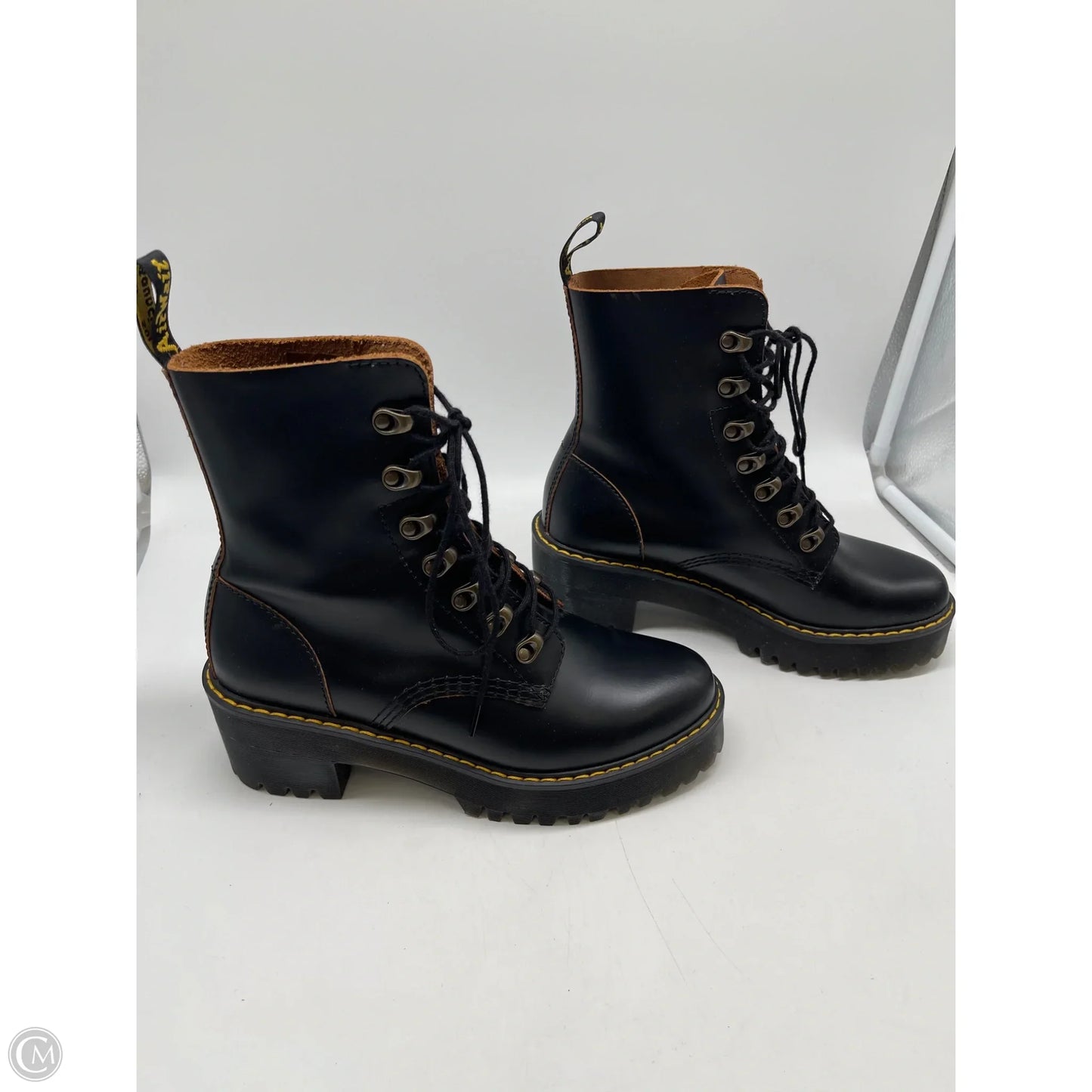 Boots Combat By Dr Martens In Black, Size: 8