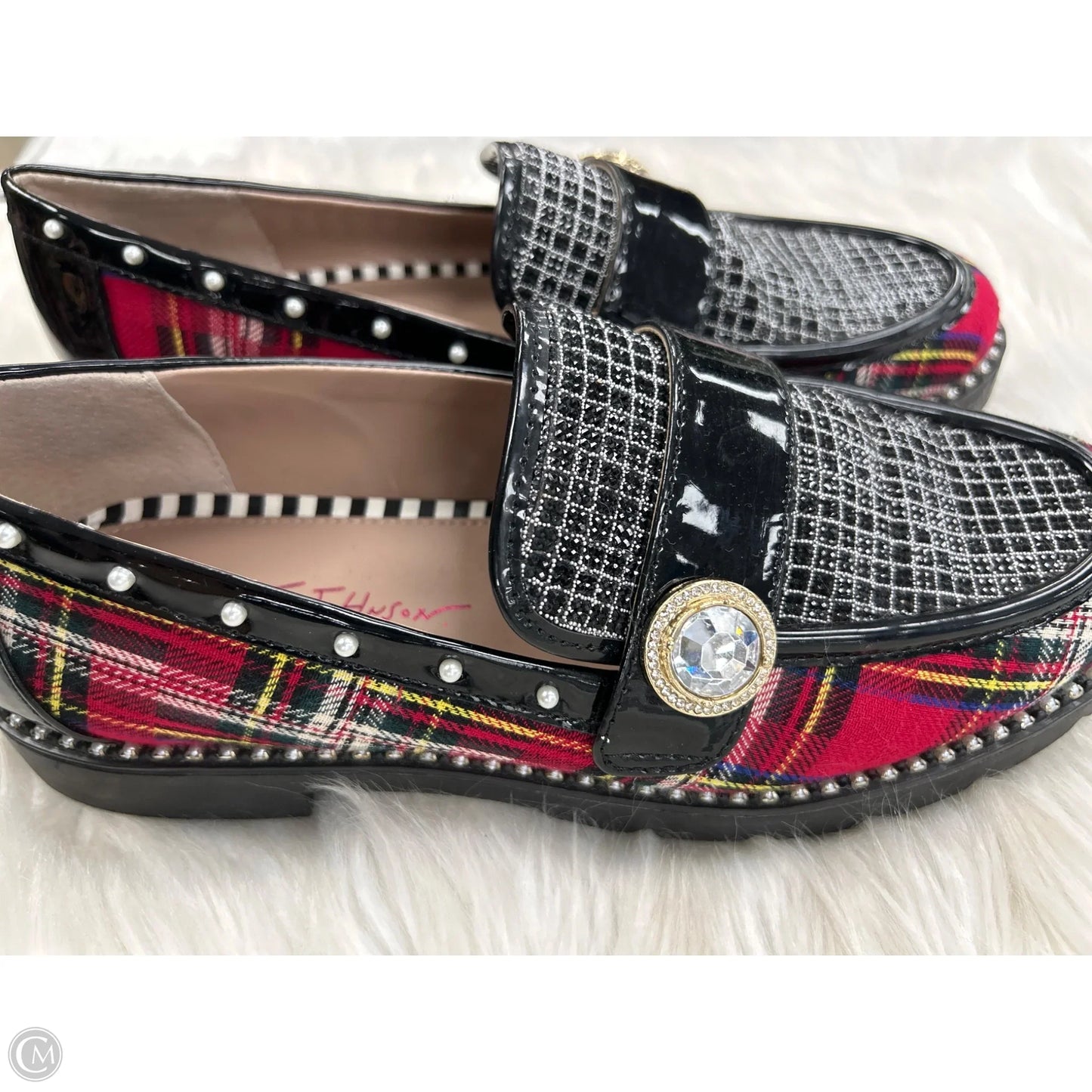 Shoes Flats By Betsey Johnson In Black, Size: 8
