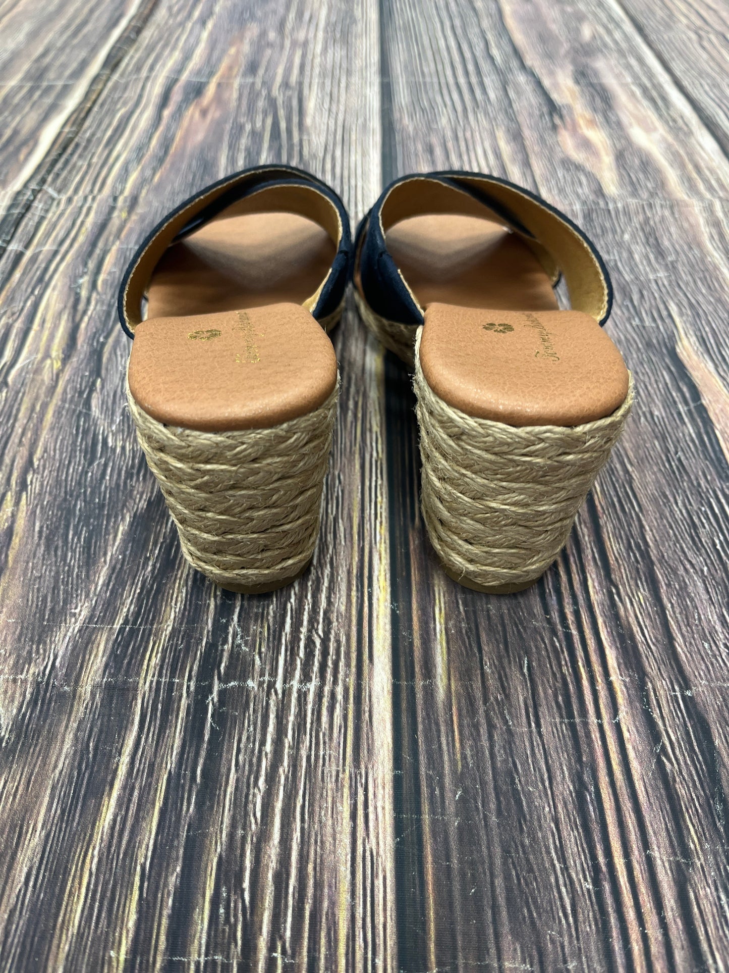 Blue Sandals Heels Wedge Tommy Bahama, Size 7