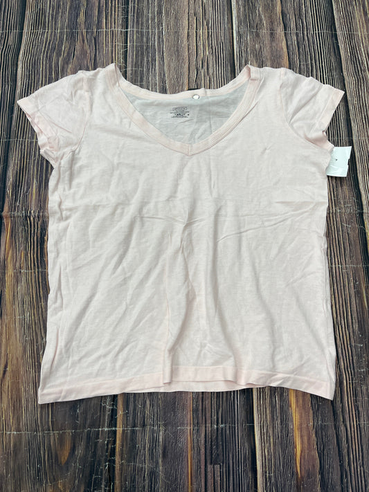 Pink Top Short Sleeve Basic Athleta, Size M