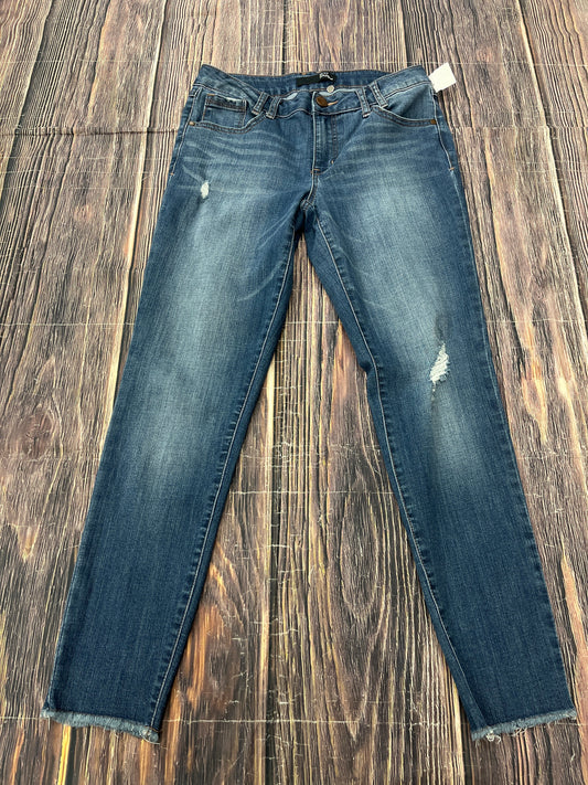 Jeans Skinny By 1822 Denim In Blue Denim, Size: 6