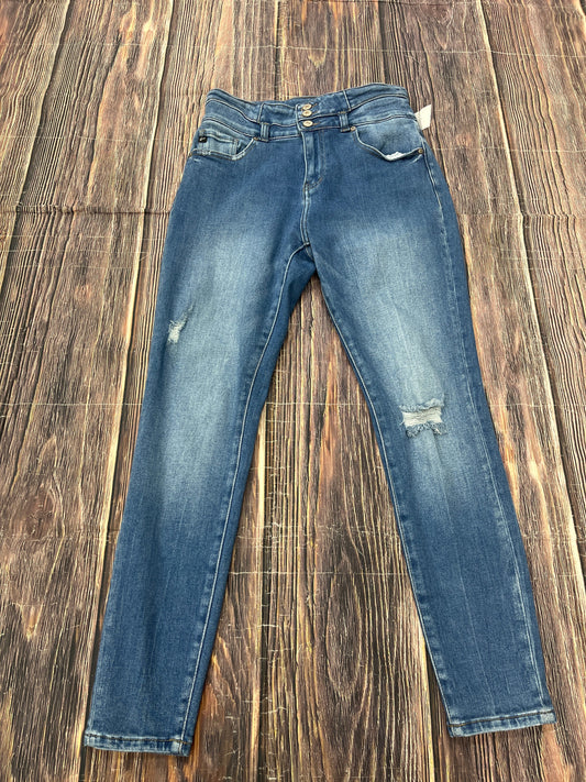 Jeans Skinny By Kancan In Blue Denim, Size: 6