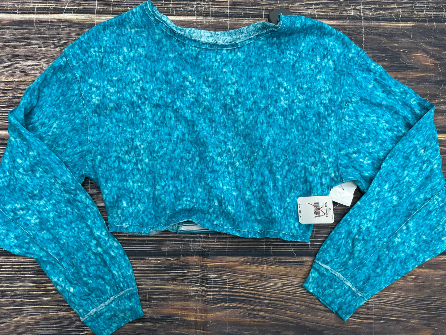 Top Long Sleeve By Free People In Blue, Size: S