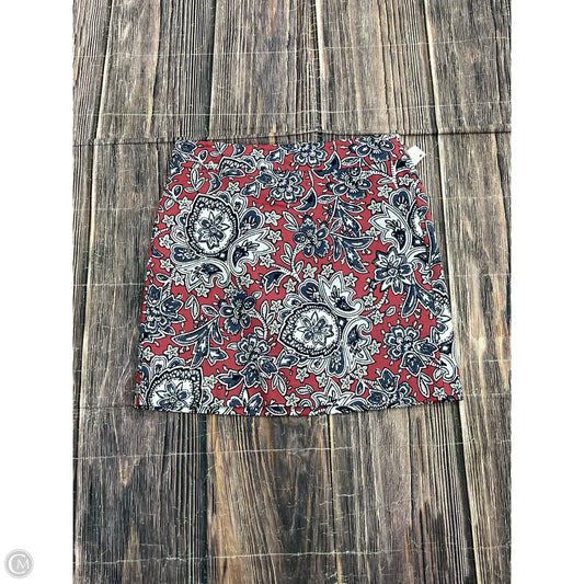 Skirt Mini & Short By Loft In Red, Size: 4