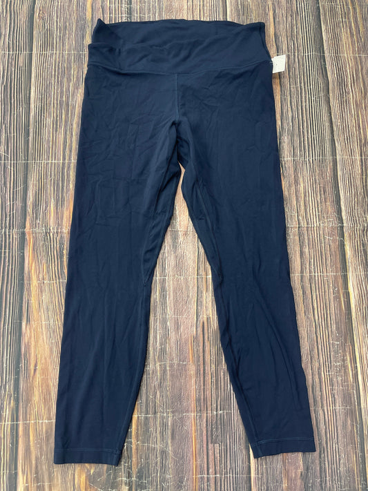 Athletic Leggings By Lululemon In Navy, Size: M