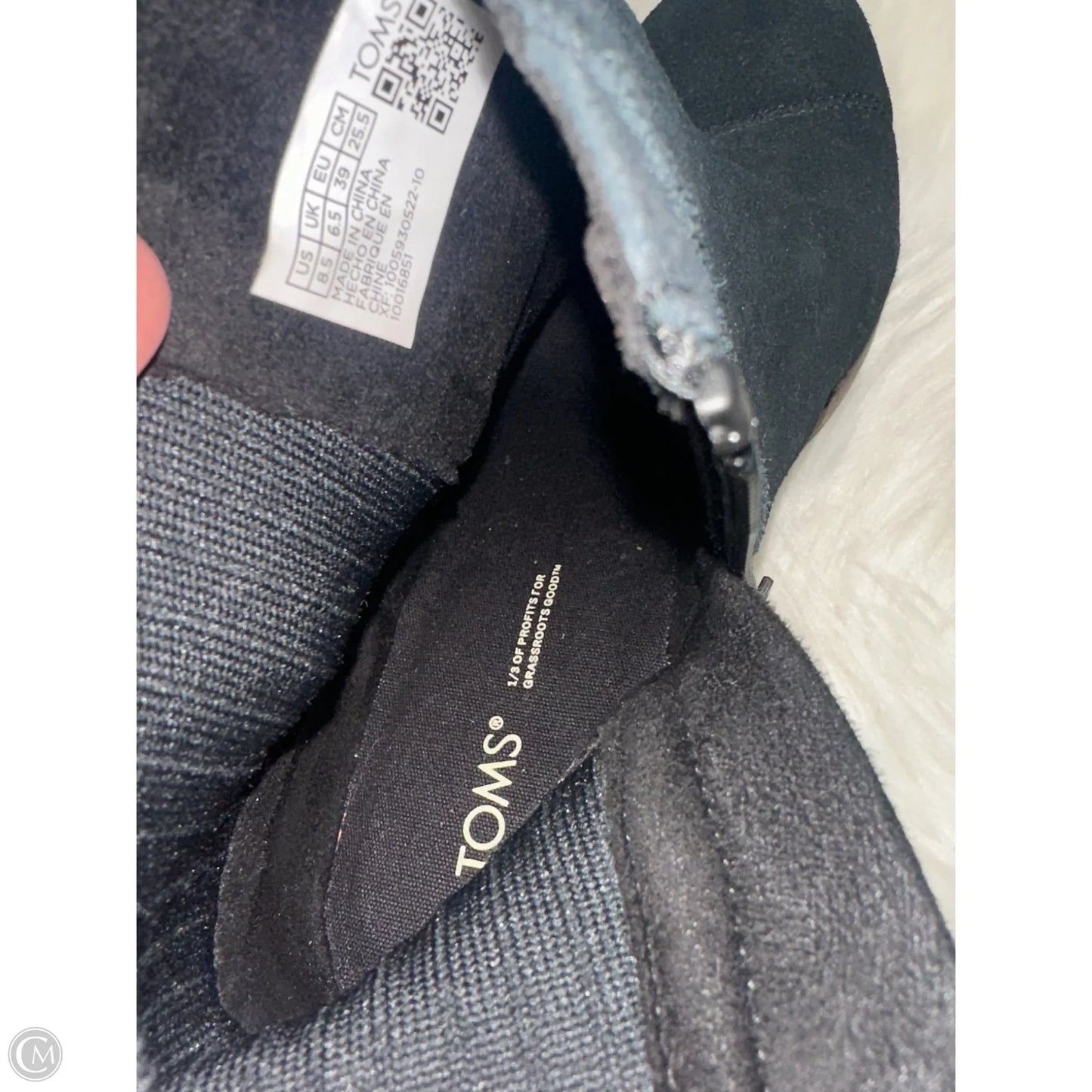 Boots Ankle Heels By Toms In Black, Size: 8.5