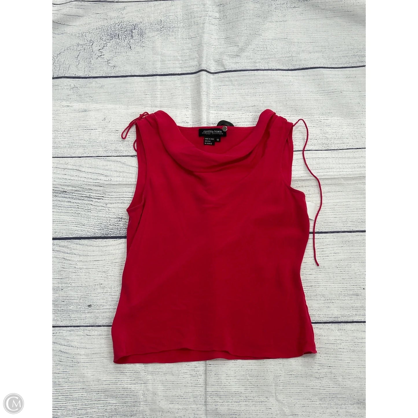 Top Sleeveless By Clothes Mentor In Pink, Size: 10