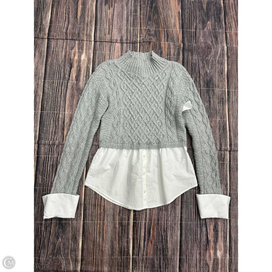 Sweater By Maeve In Grey, Size: Xs