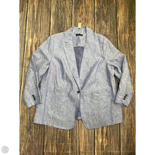 Blazer By Talbots In Blue, Size: 1x