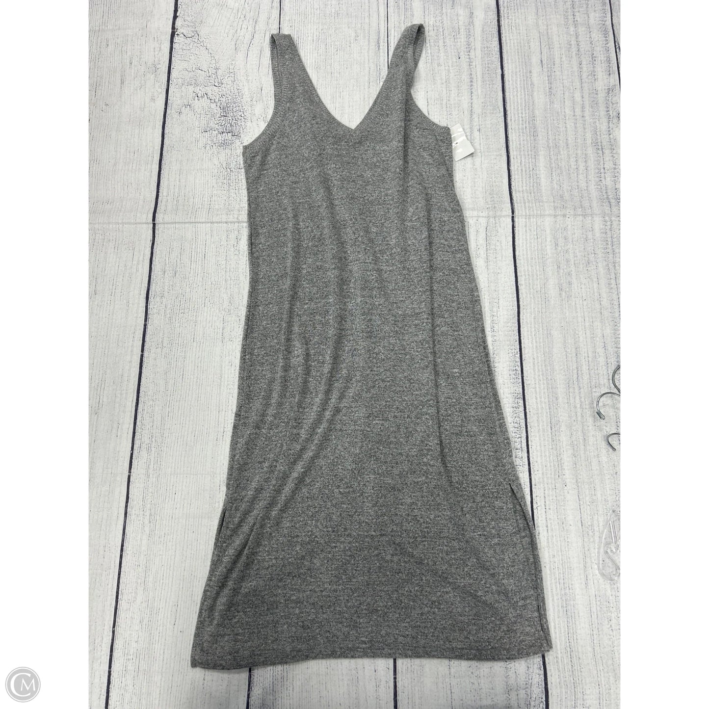 Dress Casual Midi By Gap In Grey, Size: Xs