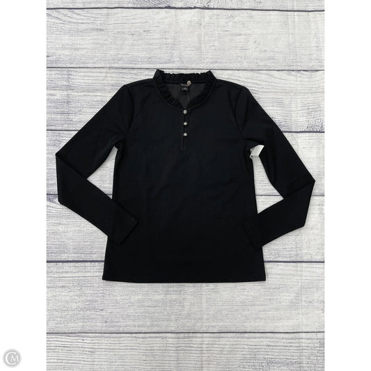 Top Long Sleeve By Ann Taylor In Black, Size: Xs