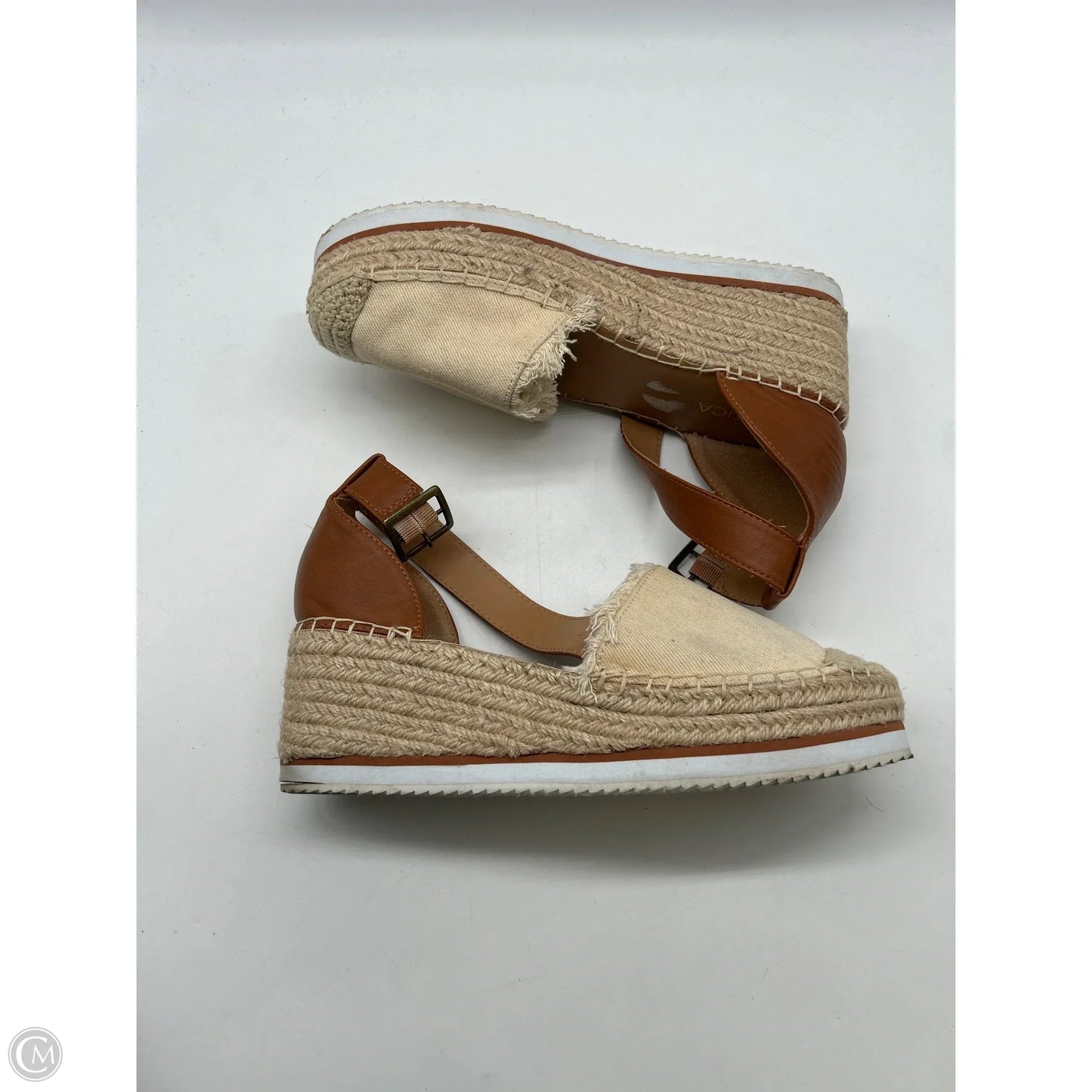 Shoes Heels Platform By Nautica In Tan, Size: 8